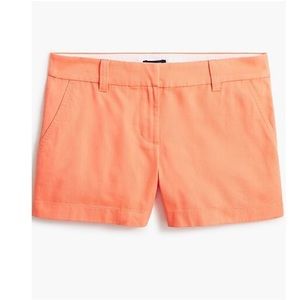 3 1/2 inch classic chino shorts in Melon
